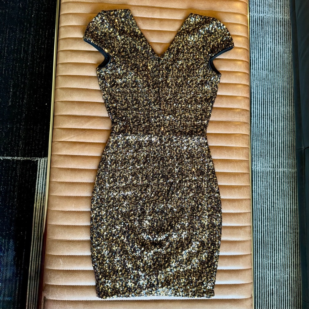 Dress the Population Zoe Bodycon Sequin Mini Dress - Picture 8 of 8